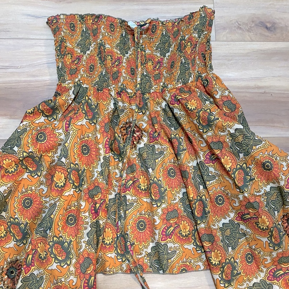 Motherhood Strapless Top w/ Tie Around Neck sz. M - Picture 1 of 8